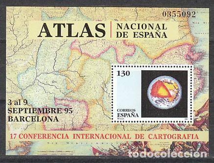 Sellos: EDIFIL N&ordm; 3388,CONFERENCIA INTERNACIONAL DE CARTOGRAFIA, NUEVO **