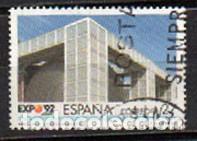 Sellos: EDIFIL 3180, EXPOSICION UNIVERSAL DE SEVILLA, EXPO'92, PABELLON DEL DESCUBRIMIENTO, USADO