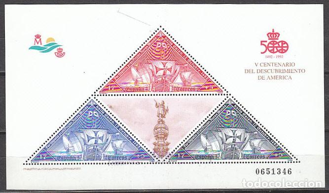 Sellos: EDIFIL 3163, V CENTENARIO DEL DESCUBRIMIE NTO DE AMERICA. NUEVO **