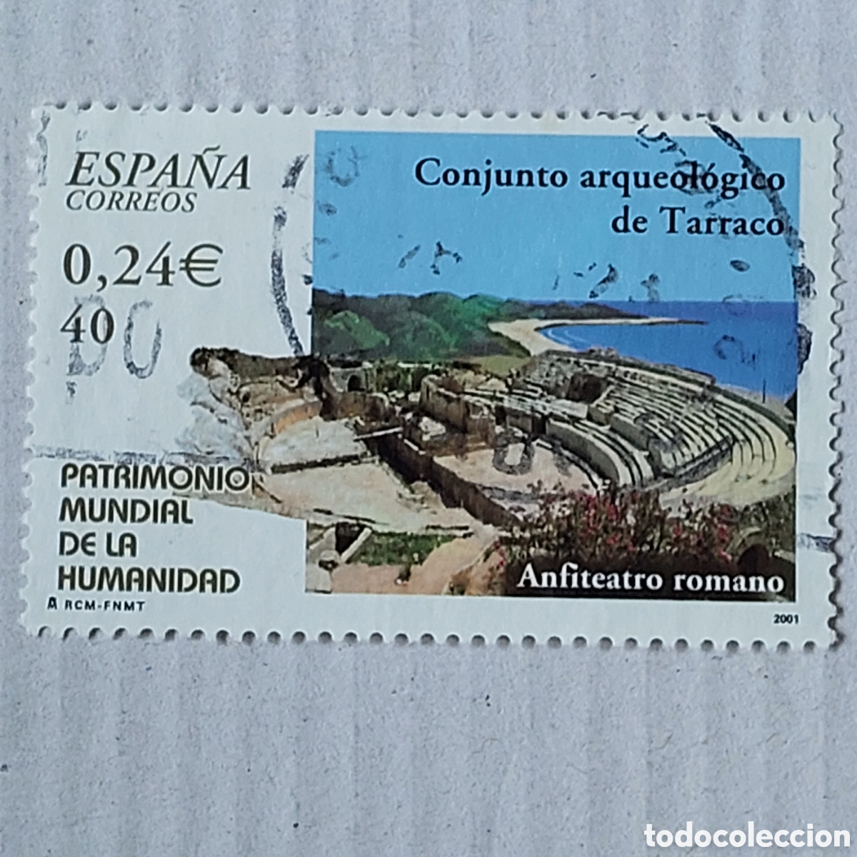 Sellos: 2001 Espa&ntilde;a Usado Patrimonio de la Humanidad Conjunto Arqueol&oacute;gico Tarraco