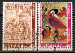 Sellos: Edifil 3142/3, Navidad 1991, usado (serie completa)