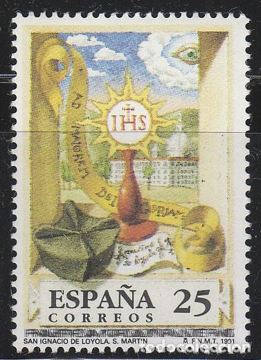 Sellos: EDIFIL 3120, V CENTENARIO DE SAN IGNACIO DE LOYOLA, NUEVO ***