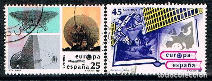 Sellos: EDIFIL 3116/7, EUROPA 1991, USADO SERIE COMPLETA