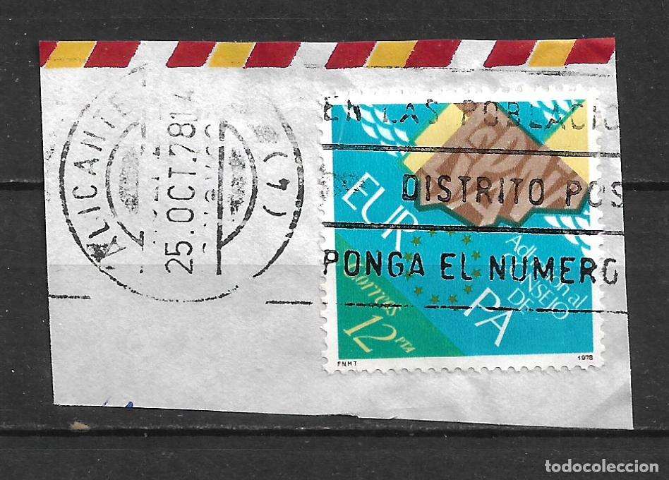 Sellos: espa&ntilde;a 1978 edifil 2476 usado alicante - 20/9