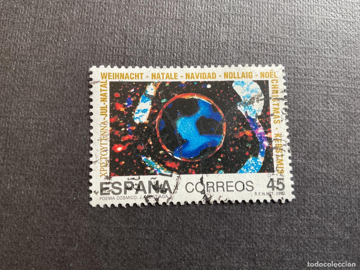 Sellos: ESPA&Ntilde;A N&ordm; EDIFIL 3085* A&Ntilde;O 1990. NAVIDAD. SELLO USADO