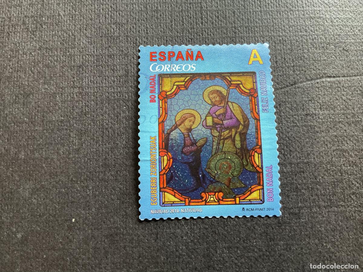 Sellos: ESPA&Ntilde;A N&ordm; EDIFIL 4922* A&Ntilde;O 2014. NAVIDAD. SELLO USADO