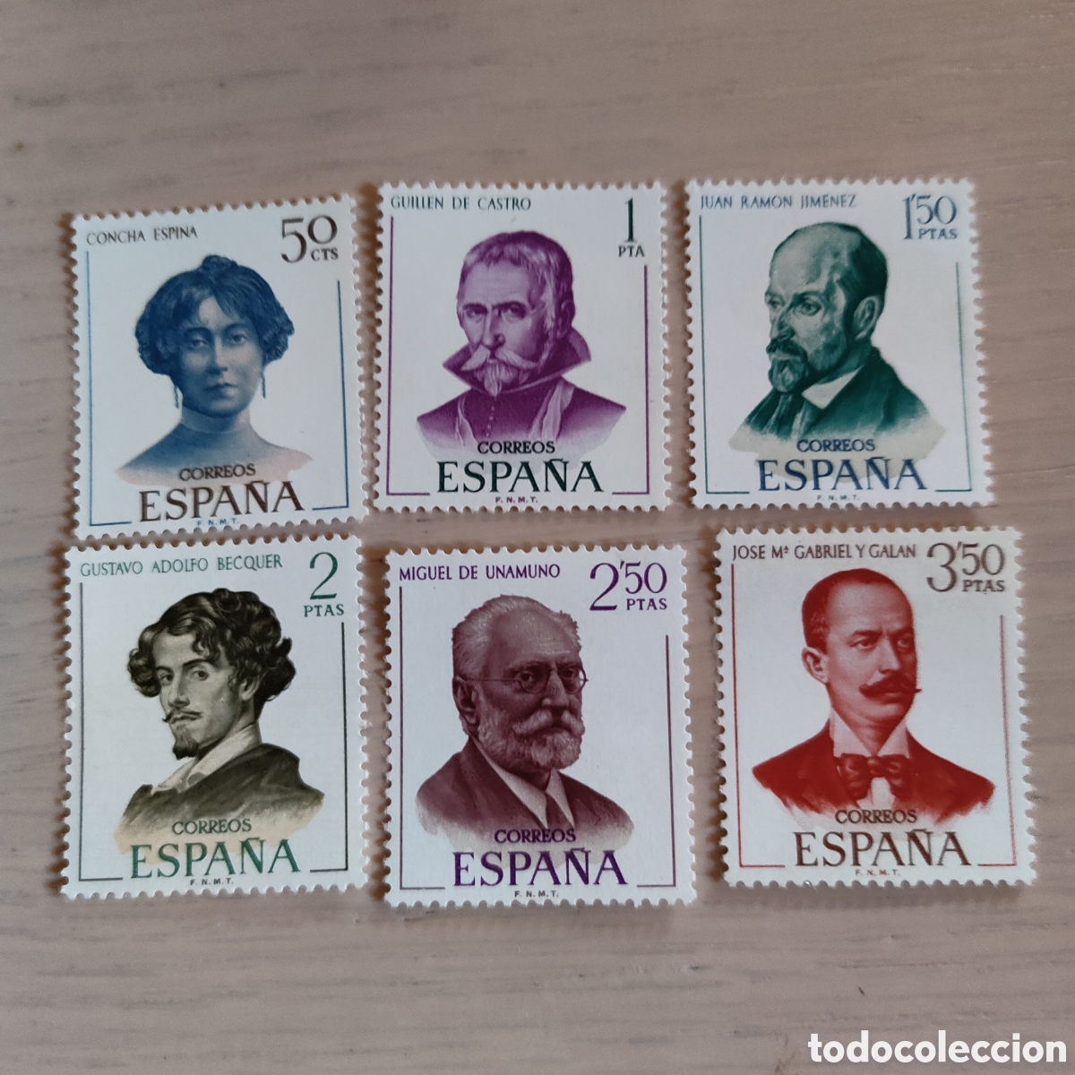 Sellos: SA1 Edifil 1990 a 1995 personajes MNH **