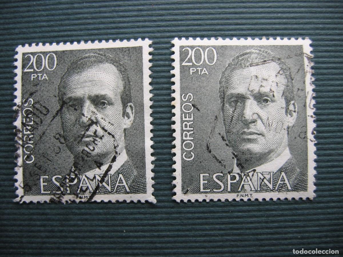 Sellos: ESPA&Ntilde;A VARIEDAD COLOR JUAN CARLOS 200 PTS EDIFIL 2606