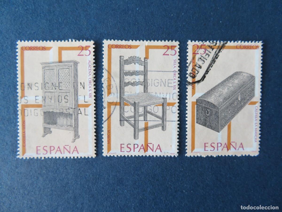 Sellos: ESPA&Ntilde;A A&Ntilde;O 1991 MUEBLES