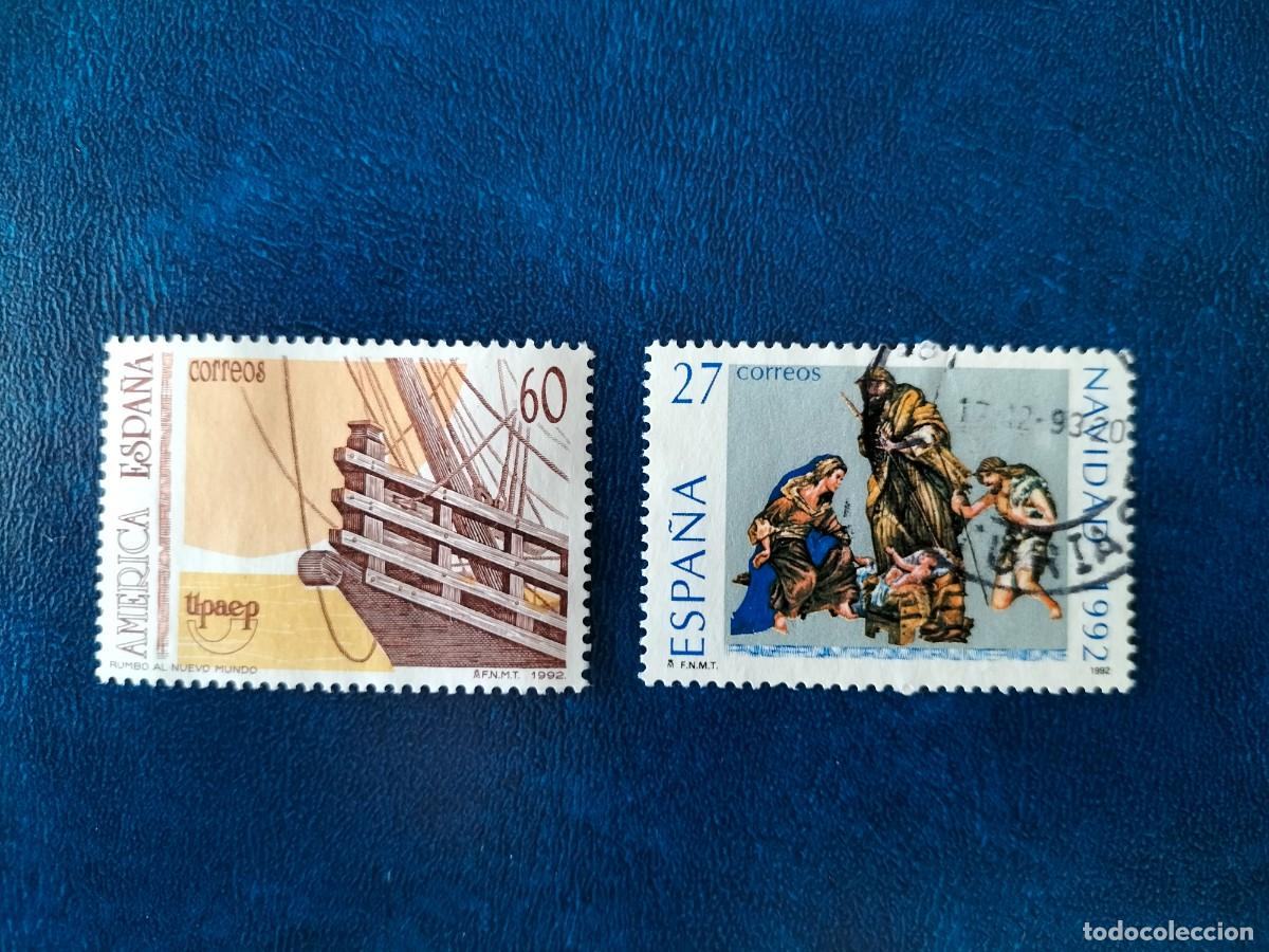 Sellos: ESPA&Ntilde;A A&Ntilde;O 1992 VARIOS