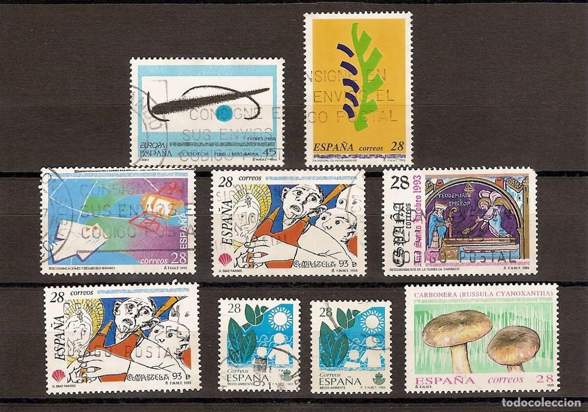 Sellos: ESPA&Ntilde;A A&Ntilde;O 1993 VARIOS