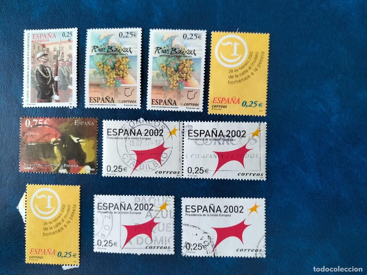 Sellos: ESPA&Ntilde;A A&Ntilde;O 2002 VARIOS