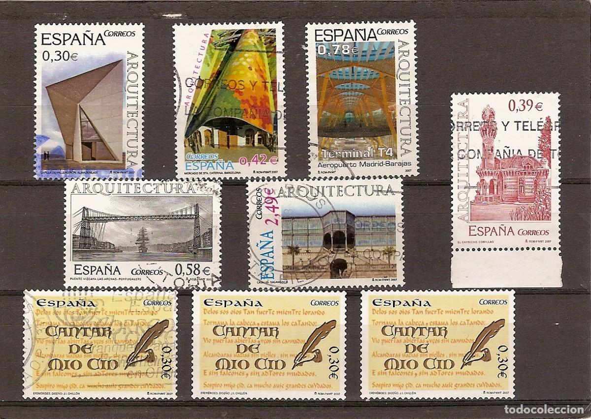 Sellos: ESPA&Ntilde;A A&Ntilde;O 2007 ARQITECTURE COMPLETA + CID USADOS