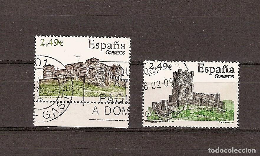 Sellos: ESPA&Ntilde;A A&Ntilde;O 2007 CASTILLOS COMPLETA USADOS EDIFIL 4349 Y 4350