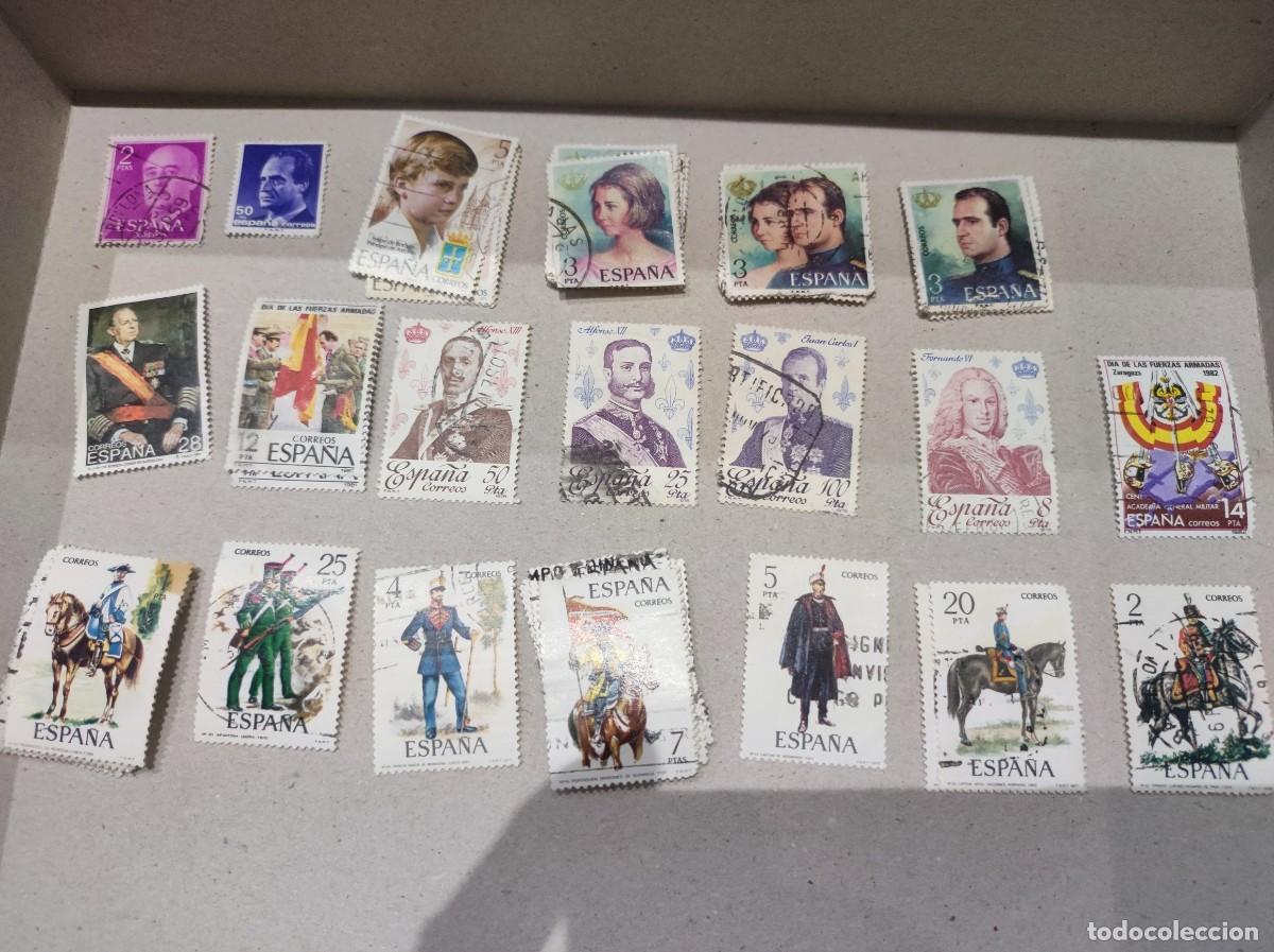 Sellos: Sellos matasellados a&ntilde;os 70-80. 57 unidades