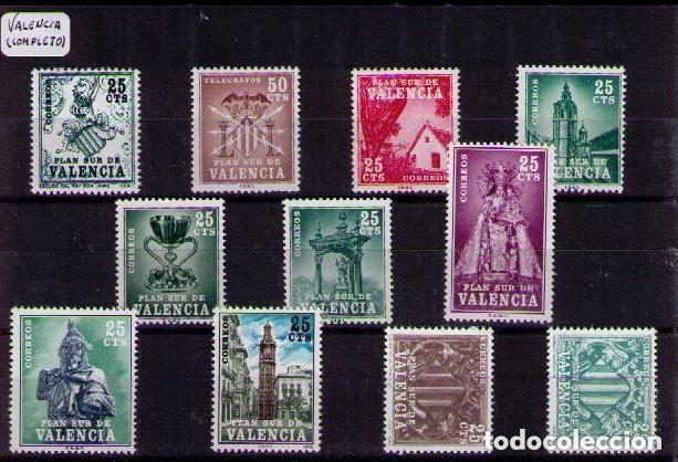 Sellos: Sellos de Espa&ntilde;a Valencia Plan Sur sellos nuevos** n&ordm; Edifil 1 al 11