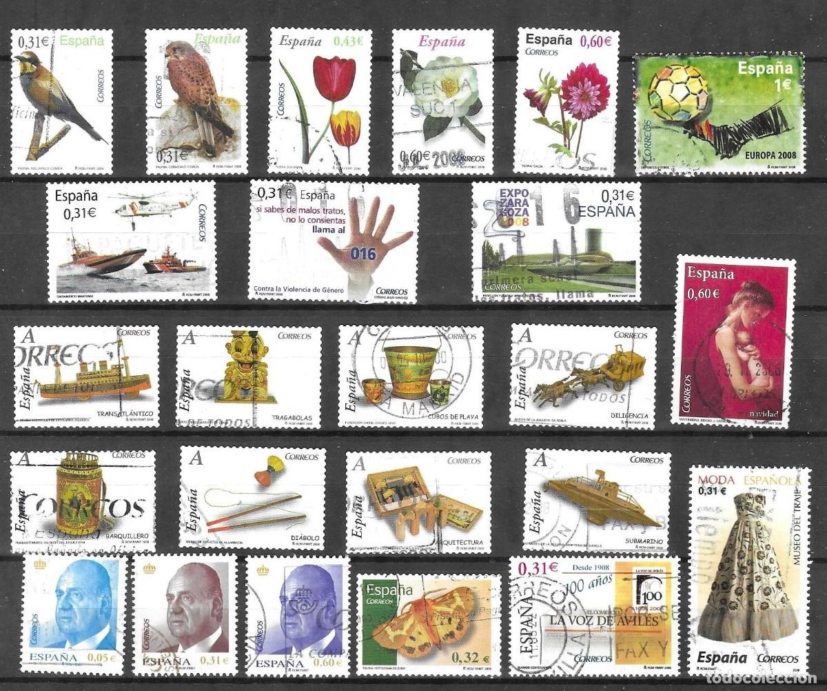 Sellos: SELLOS USADOS DE ESPA&Ntilde;A 2008