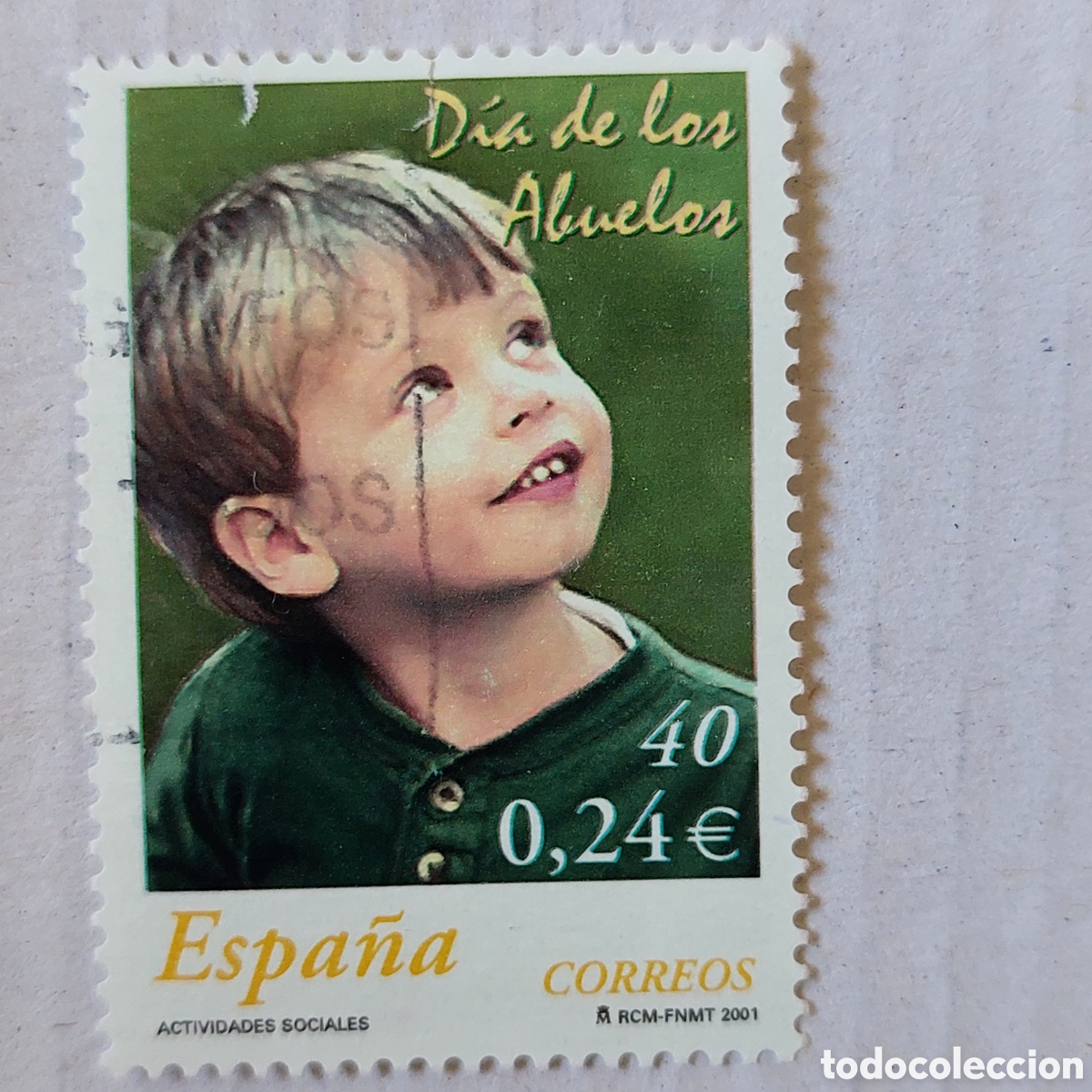 Sellos: 2001 Espa&ntilde;a Usado Actividades Sociales D&iacute;a de los abuelos