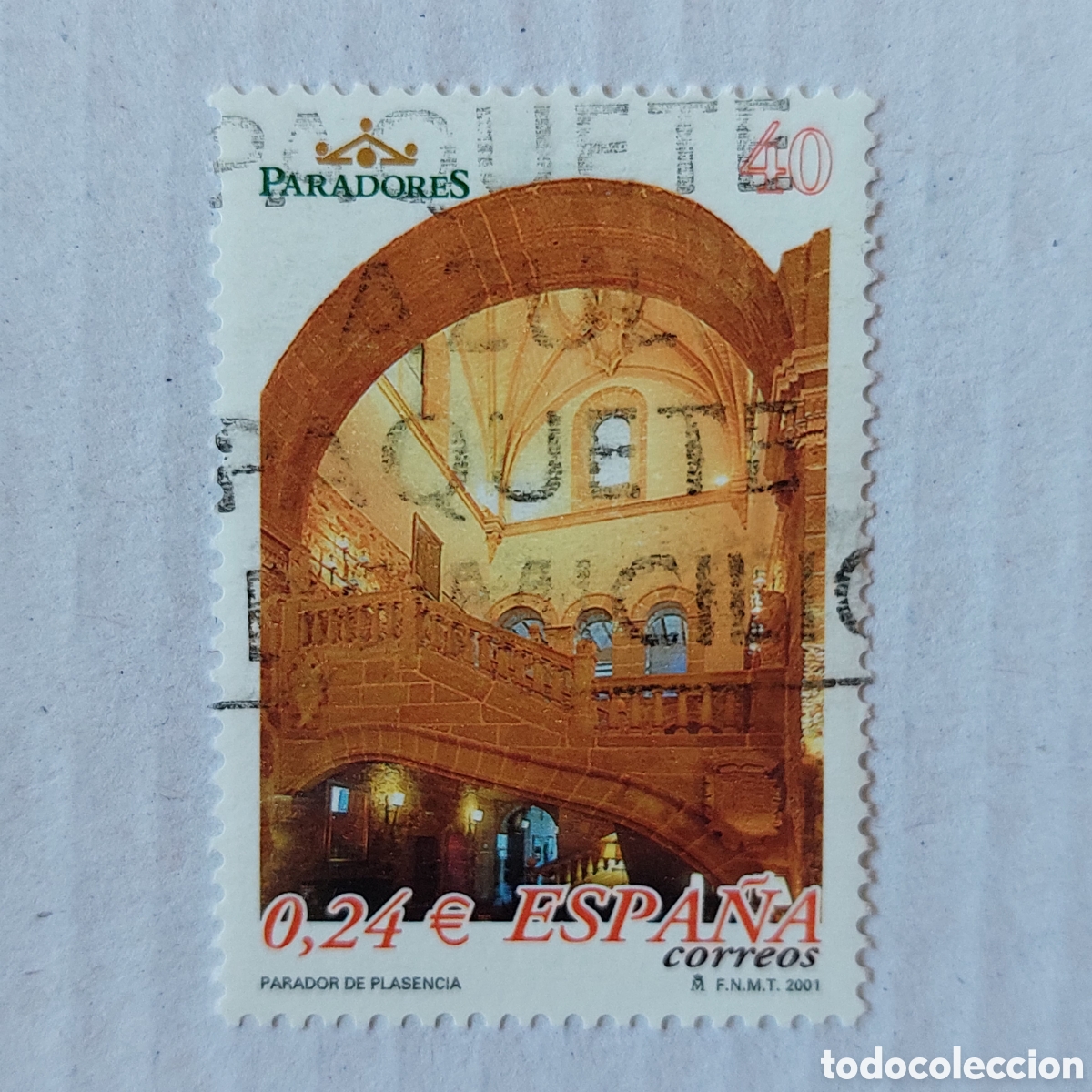 Sellos: 2001 Espa&ntilde;a Usado Parador de Plasencia Paradores