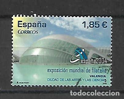 Sellos: Expo-Valencia 2004, Espa&ntilde;a . sello emit. 14-11-2003 Edifil 5,- &euro;