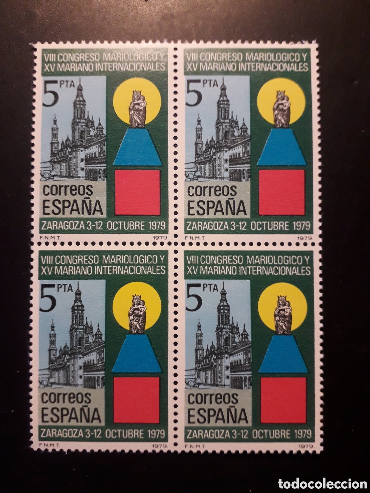 Sellos: ESPA&Ntilde;A EDIFIL 2543 BLOQUE DE 4 SERIE CTA NUEVA *** 1979 EL PILAR ZARAGOZA PEDIDO M&Iacute;NIMO 3&euro;