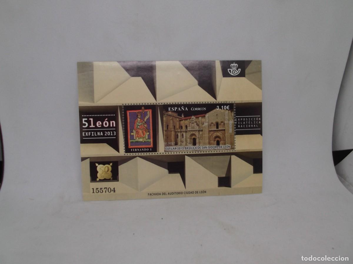 Sellos: Espa&ntilde;a 2013 Sello Exfilna 2013- Bas&iacute;lica de San Isidoro de Le&oacute;n.Nuevo