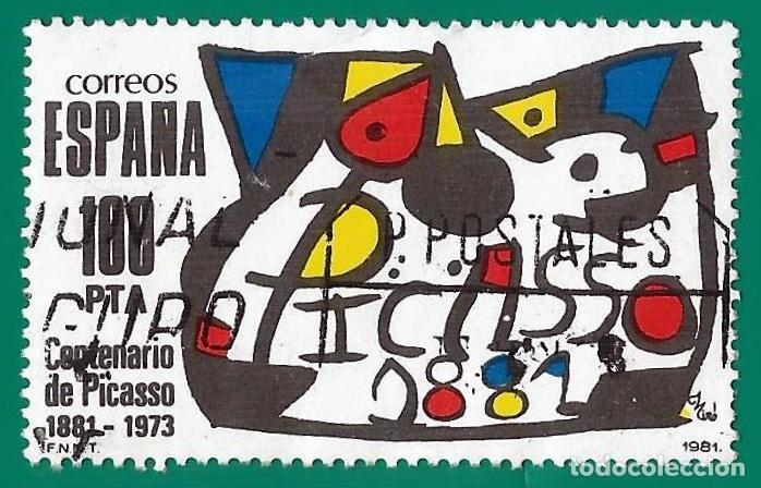 Sellos: Espa&ntilde;a. 1981. Edifil # 2609. Homenaje a Pablo Ruiz Picasso