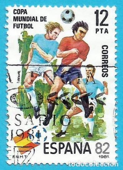 Sellos: Espa&ntilde;a. 1981. Edifil # 2613. Copa Mundial de Futbol. ESPA&Ntilde;A '82