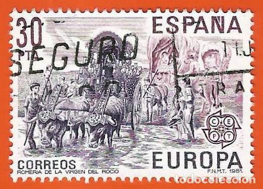 Sellos: Espa&ntilde;a. 1981. Edifil # 2616. EUROPA-CEPT. Romeria del Rocio
