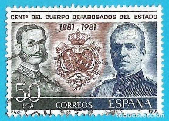 Sellos: Espa&ntilde;a. 1981. Edifil # 2624. Centenario del Cuerpo de Abogados del Estado