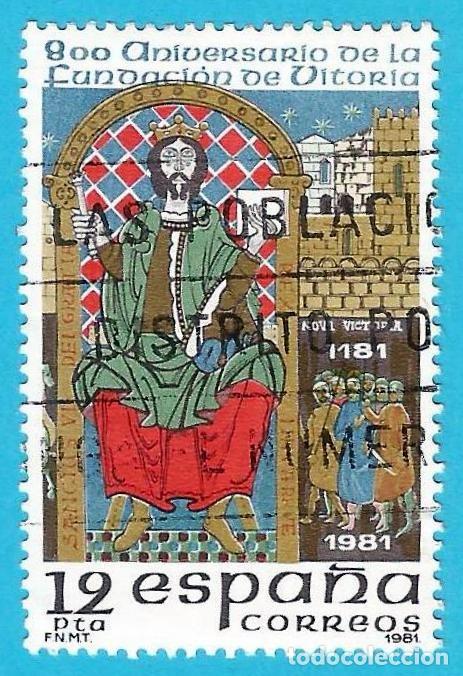 Sellos: Espa&ntilde;a. 1981. Edifil # 2625. 800 A&ntilde;os de la Fundacion de Vitoria