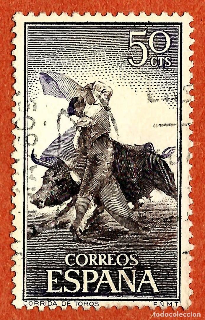 Sellos: Espa&ntilde;a. 1960. Edifil # 1258. Tauromaquia. Paso de farol