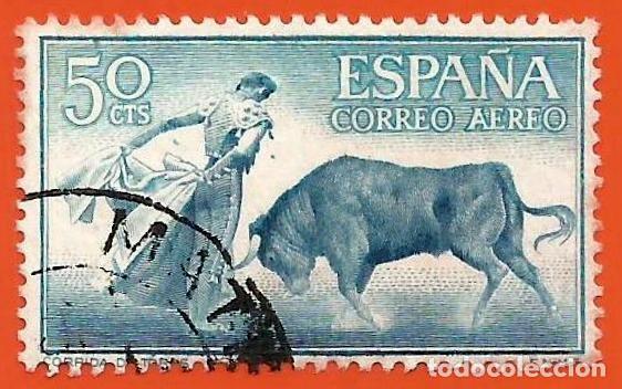 Sellos: Espa&ntilde;a. 1960. Edifil # 1267. Tauromaquia. Quite de pecho