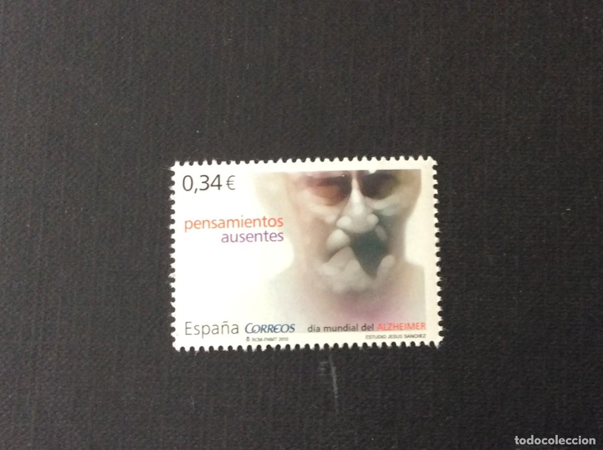Sellos: ESPA&Ntilde;A N&ordm; EDIFIL 4587*** A&Ntilde;O 2010. MEDICINA. DIA MUNDIAL DEL ALZHEIMER