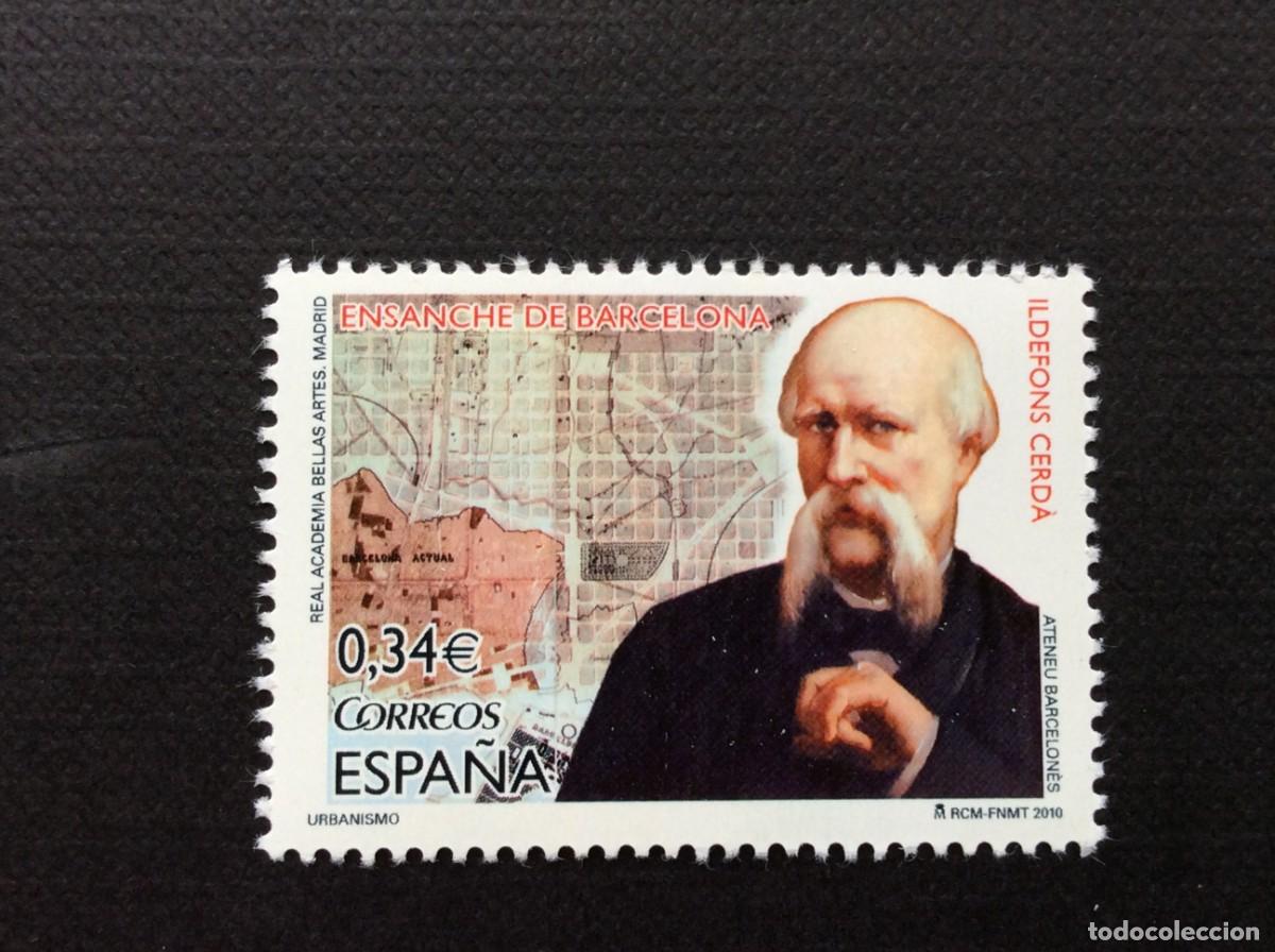 Sellos: ESPA&Ntilde;A N&ordm; EDIFIL 4603*** A&Ntilde;O 2010.URBANISMO. ENSANCHE DE BARCELONA. ILDEFONS CERDA
