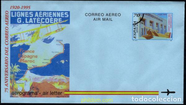 Sellos: 793915 MNH ESPA&Ntilde;A 1995 75 ANIVERSARIO DEL CORREOAEREO EN ESPA&Ntilde;A
