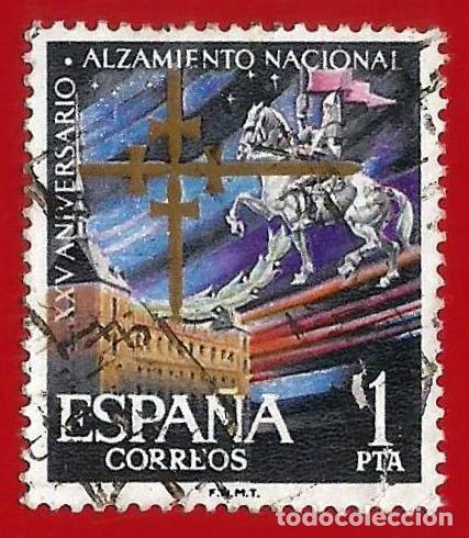 Sellos: Espa&ntilde;a. Spain. 1961. Edifil # 1355. XXV A&ntilde;os Alzamiento Nacional. Alcazar de Toledo