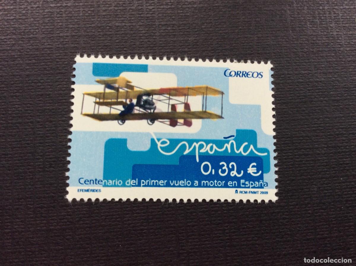 Sellos: ESPA&Ntilde;A N&ordm; EDIFIL 4503*** A&Ntilde;O 2009. CENTENARIO PRIMER VUELO A MOTOR EN ESPA&Ntilde;A