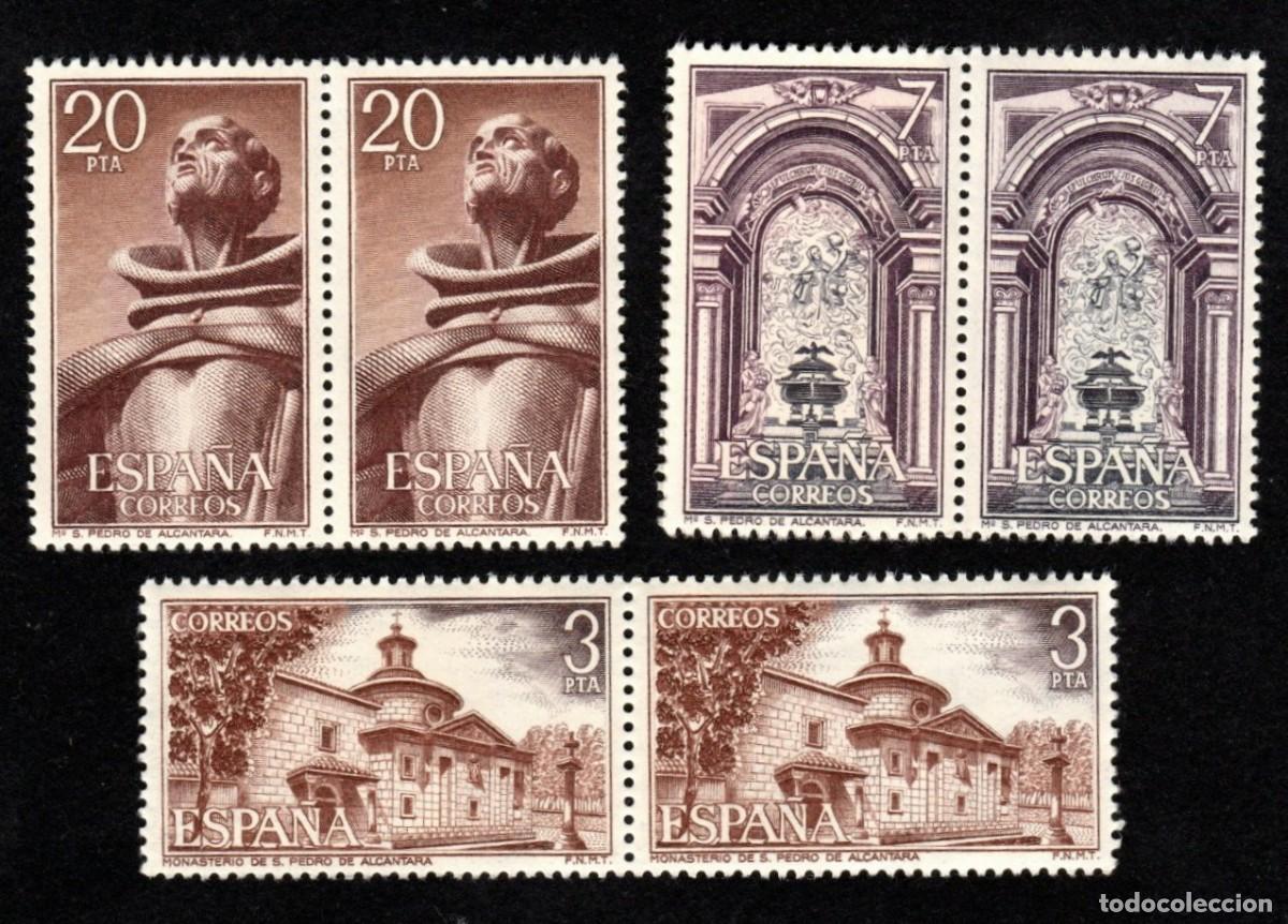 Sellos: Espa&ntilde;a. San Pedro de Alc&aacute;ntara 1976. Edifil-2375/2377. Dos S. Completas. Nuevos