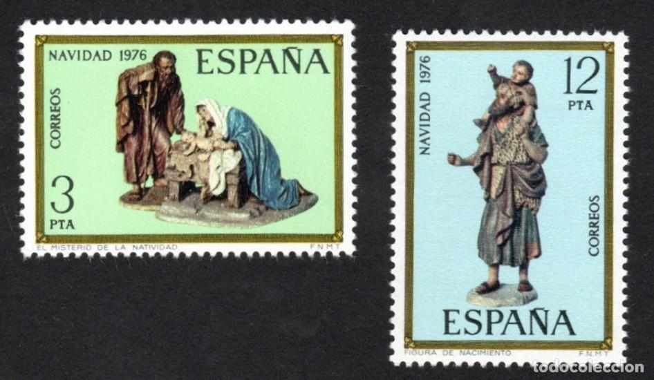 Sellos: Espa&ntilde;a. Navidad. 1976. Edifil-2368-2369. S. Completa. Nuevos