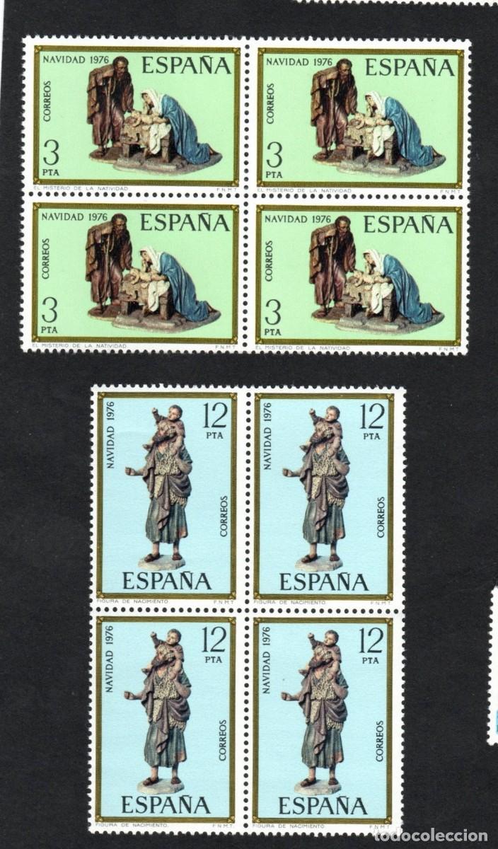Sellos: Espa&ntilde;a. Navidad. 1976. Edifil-2368-2369. Cuareo S. Completas. Nuevos