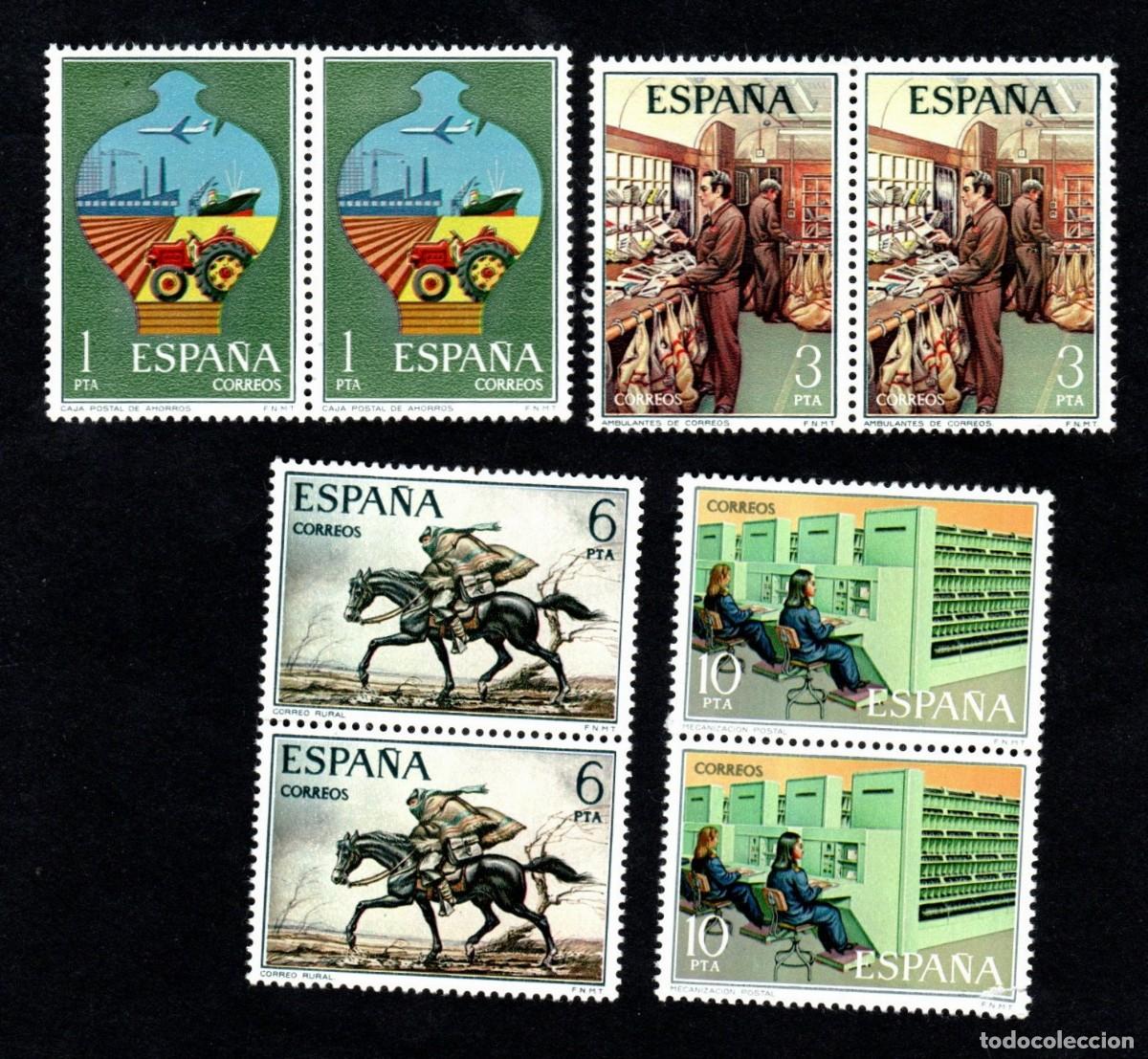 Sellos: Espa&ntilde;a. Servicio de Correos. 1976. Edifil-2329-2332. Dos S. Completas. Nuevos