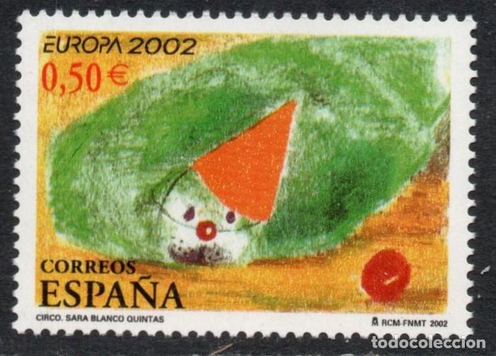 Sellos: SERIE NUEVA ESPA&Ntilde;A - EUROPA A&Ntilde;O 2.002. EDIFIL 3896