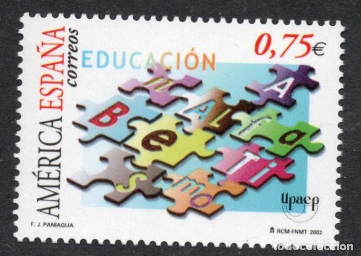 Sellos: SERIE NUEVA ESPA&Ntilde;A - AMERICA-UPAEP A&Ntilde;O 2.002. EDIFIL 3933