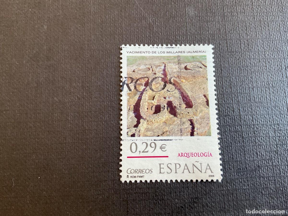 Sellos: ESPA&Ntilde;A N&ordm; EDIFIL 4250* A&Ntilde;O 2006. ARQUEOLOGIA. YACIMIENTO DE LOS MILLARES. SELLO USADO