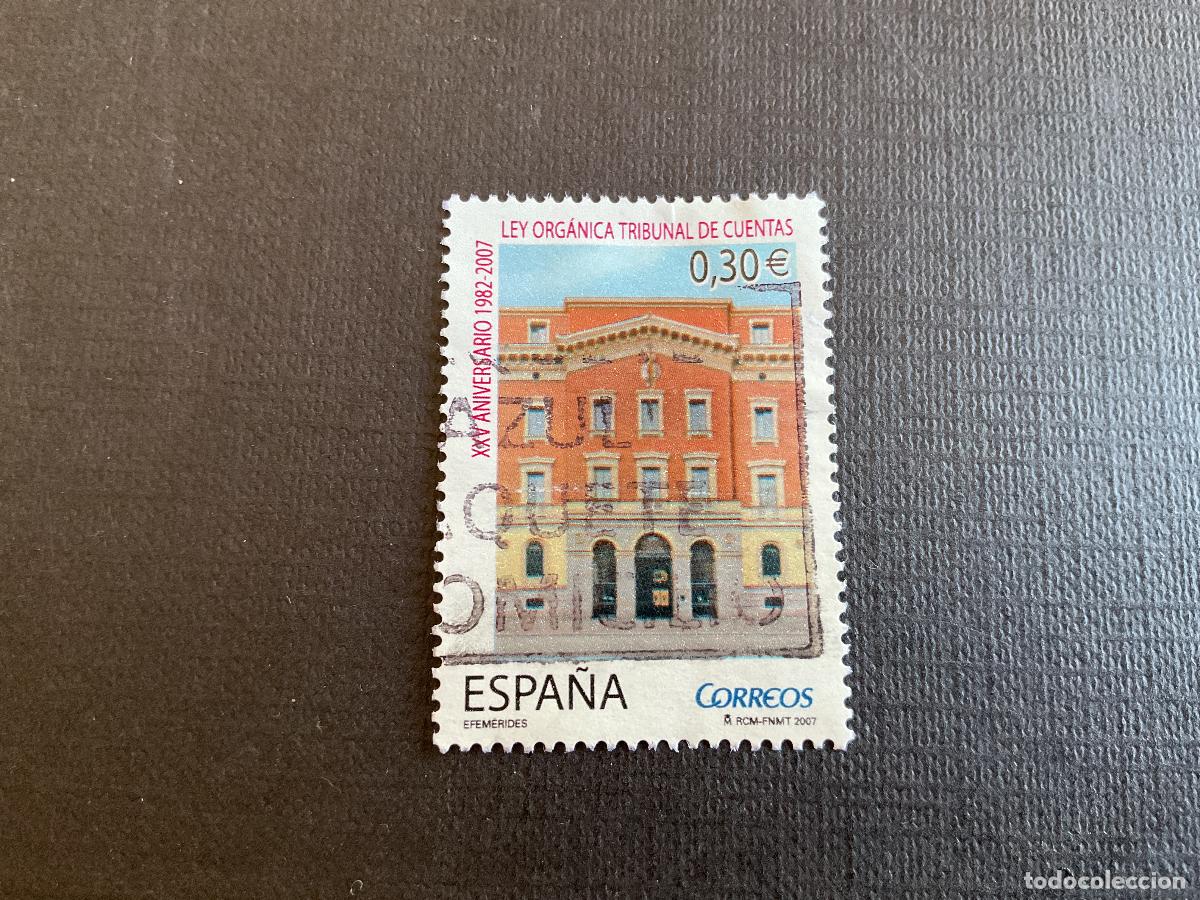 Sellos: ESPA&Ntilde;A N&ordm; EDIFIL 4332* A&Ntilde;O 2007. 25 ANIVERSARIO LEY ORGANICA TRIBUNAL DE CUENTAS. SELLO USADO