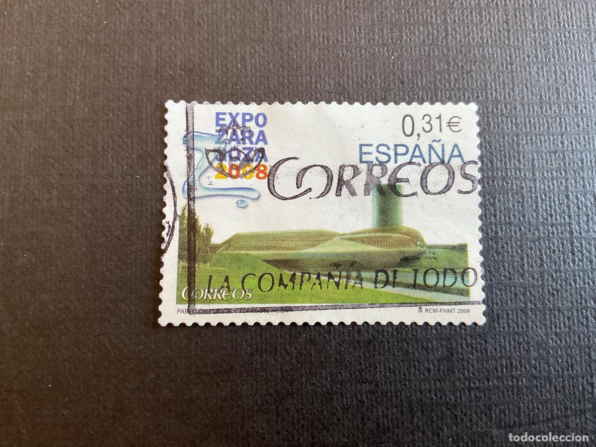 Sellos: ESPA&Ntilde;A N&ordm; EDIFIL 4391* A&Ntilde;O 2008. EXPO ZARAGOZA. SELLO USADO