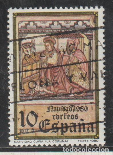 Sellos: ESPA&Ntilde;A // EDIFIL 2593 // 1980 ... USADO - NAVIDAD