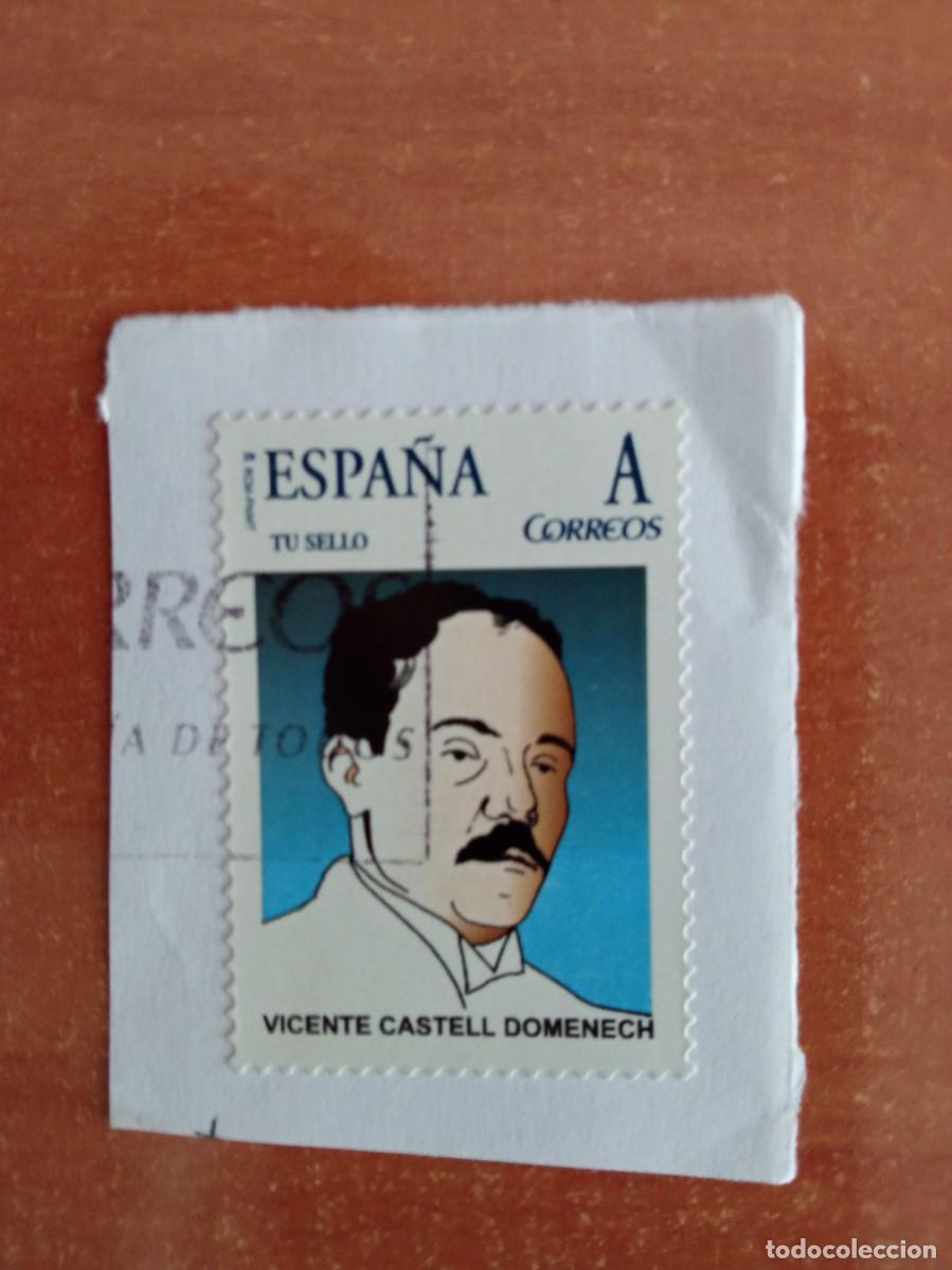 Sellos: SELLO VICENTE CASTELL DOMENECH, PEGADO Y MATASELLADO