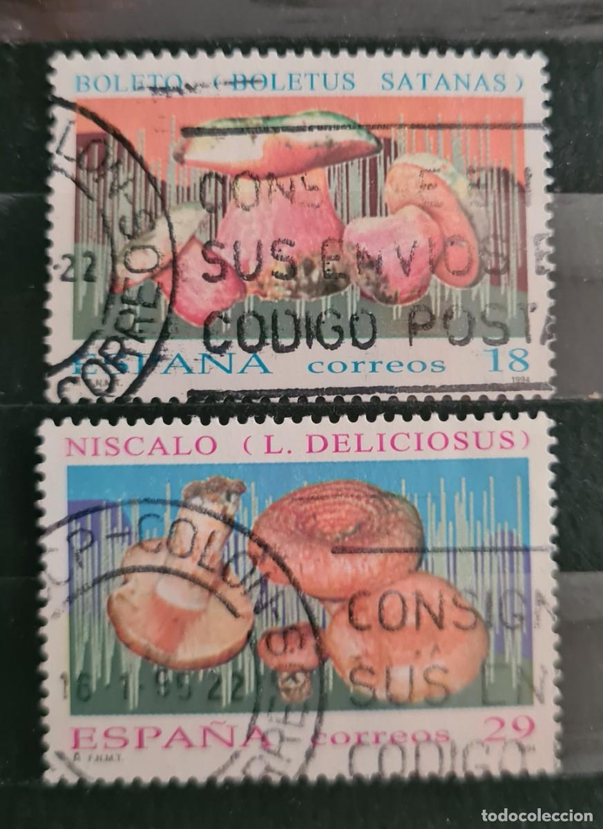 Stamps: Serie de sellos usados de Espa&ntilde;a 1994: Hongos